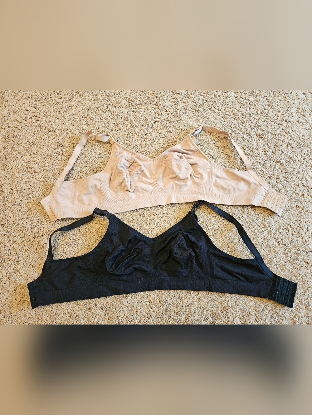 Bravado Designs Body Silk Seamless Nursing Bra - Size L BUSTY - SET OF 2